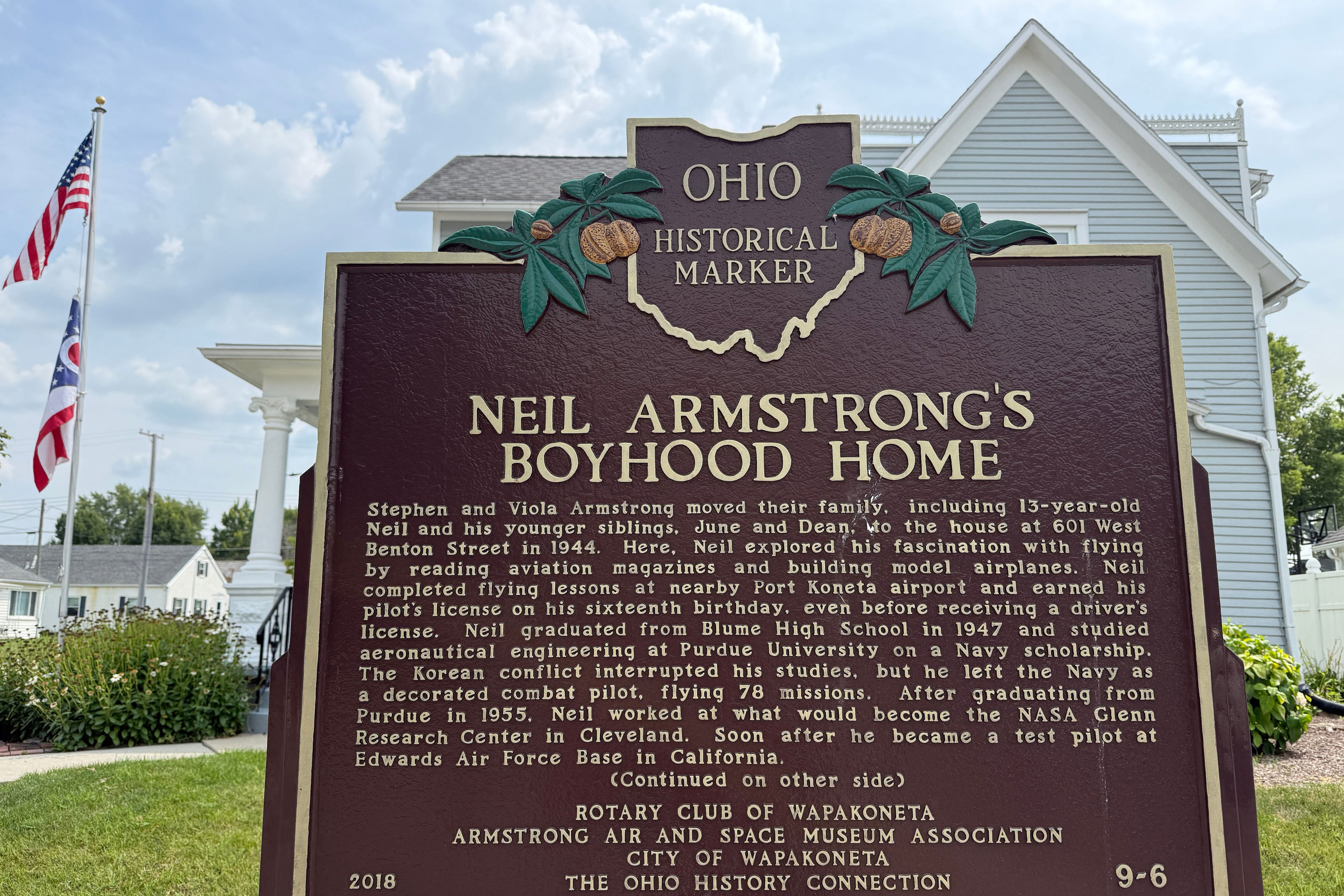 Retired pilot helps historical society buy Neil Armstrong’s boyhood ...