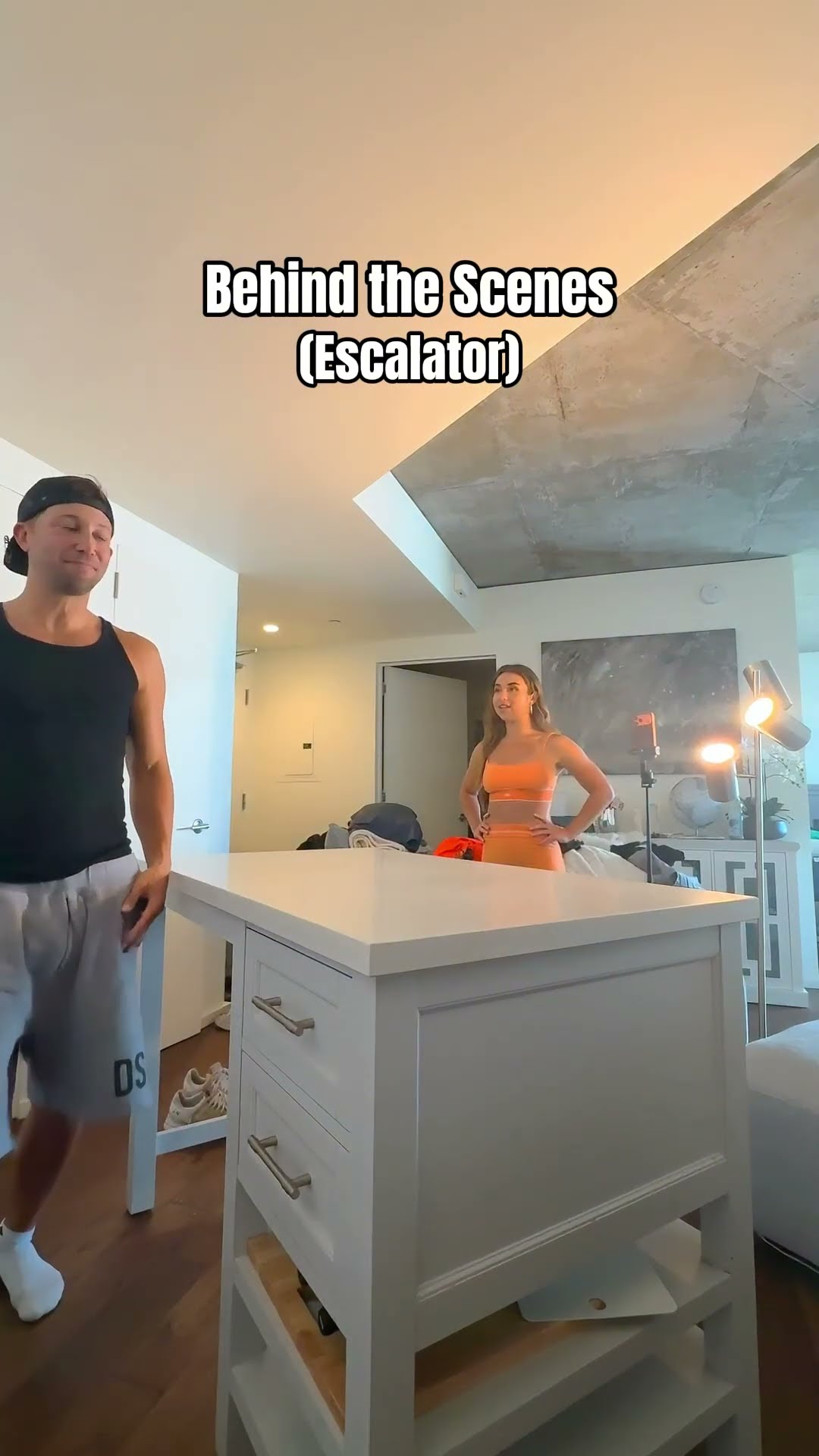 This is what it took to film the trapdoor trend 😂🔥