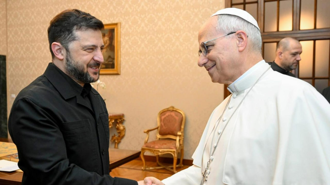Pope Leo XIV speaks to Zelenskyy about occupied Oleshky after call with ...