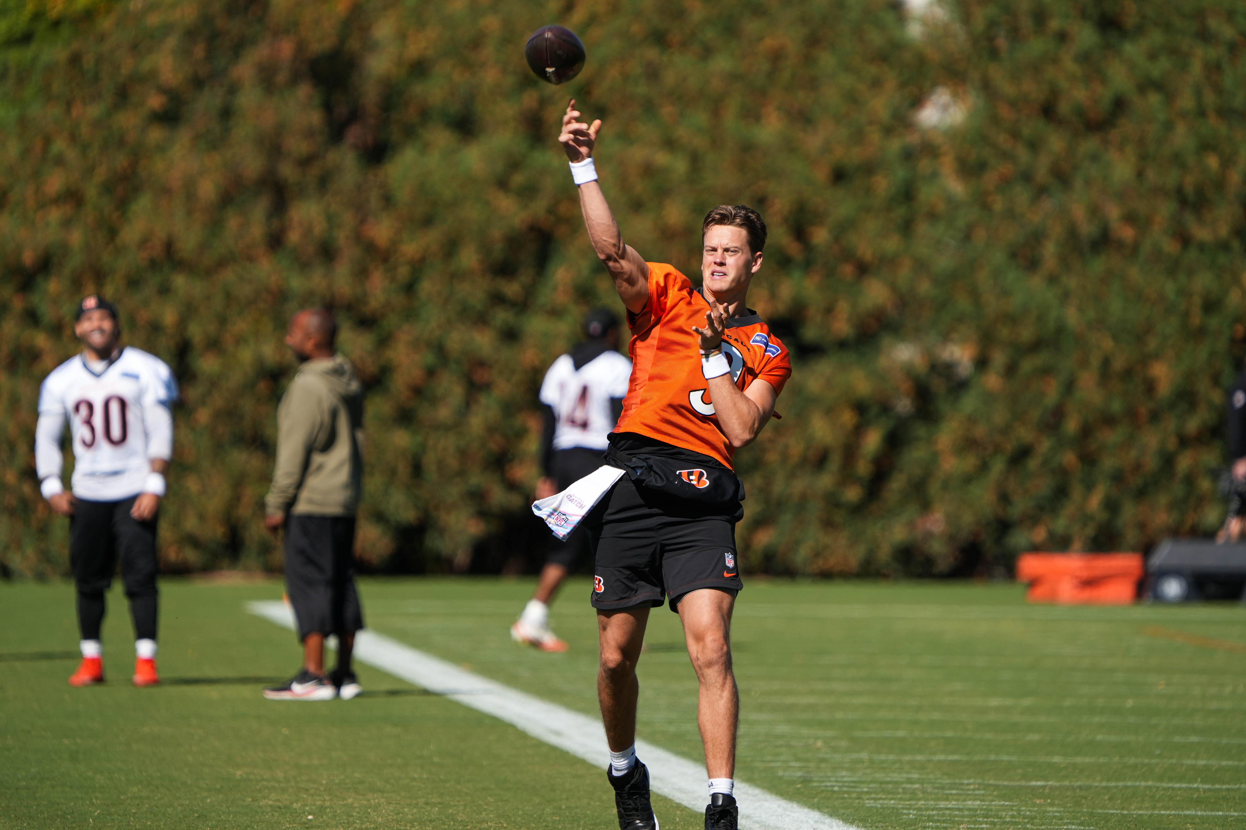 Joe Burrow addresses Vice President JD Vance's Bengals practice visit