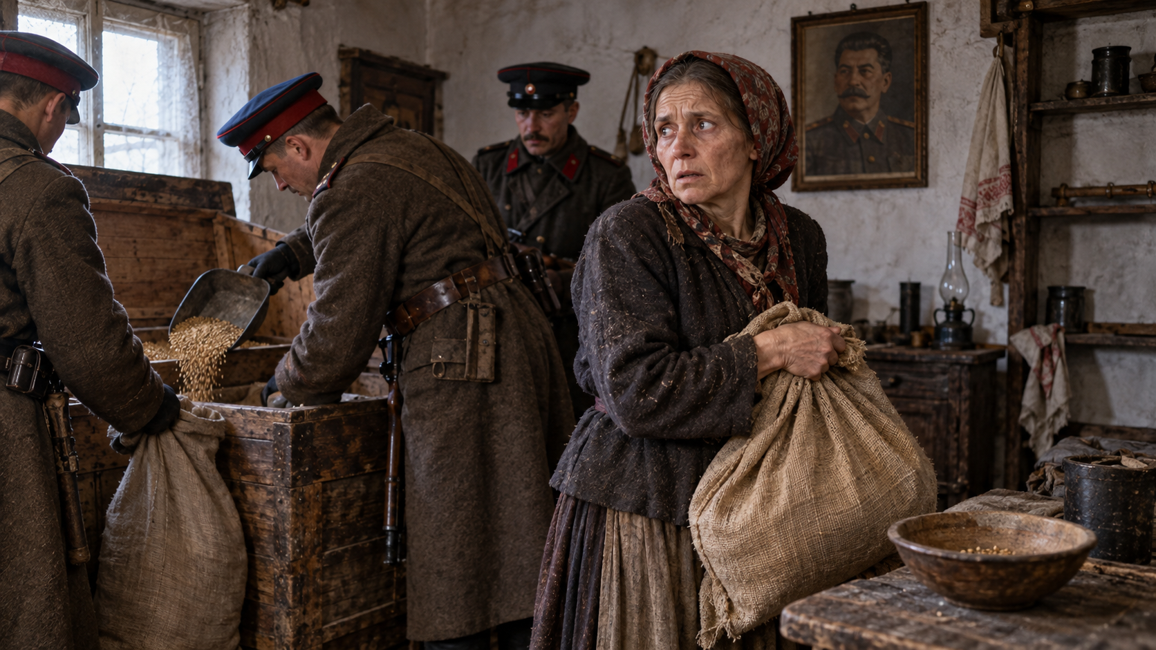 Stalin's collectivization drive led to a famine that killed millions
