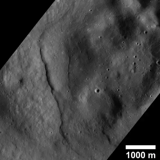 Ten thousand faults reveal how the Moon’s radius shrank by about 45 meters