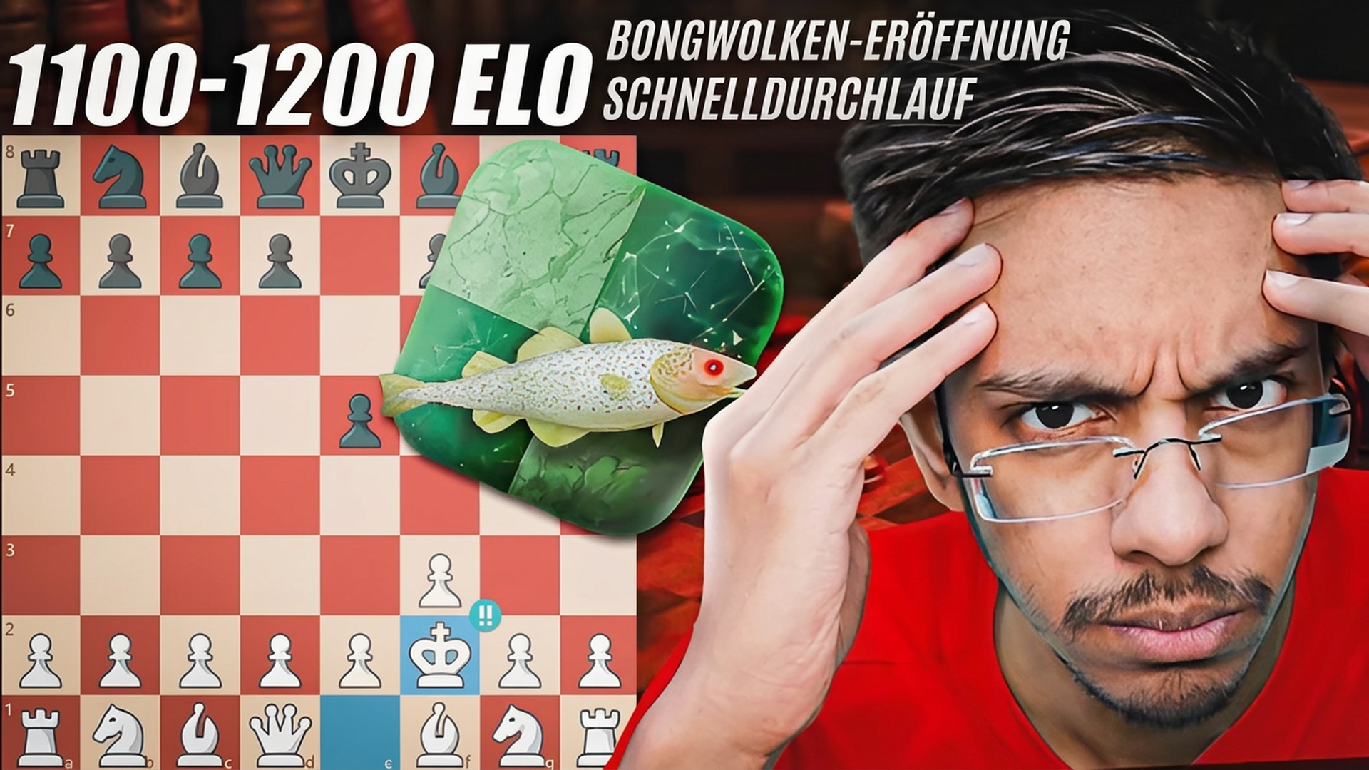 Bongcloud-speedrun Folge 10 | Von 1176 auf 1217 Elo