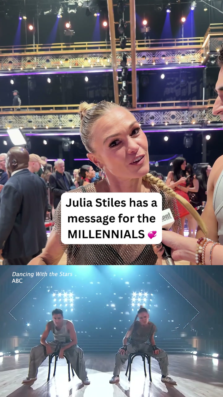 DWTS: Julia Stiles shares message for millennials