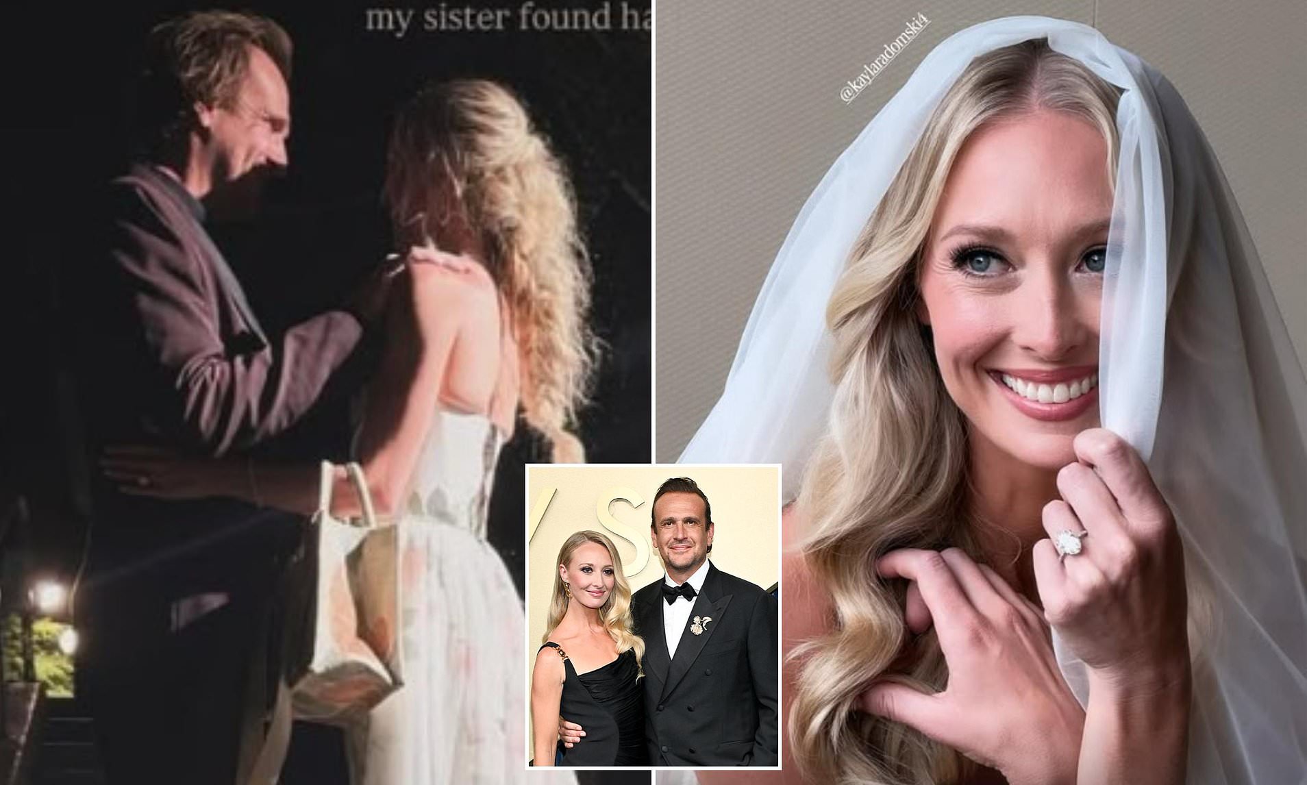 Jason Segel, 46, marries dancer Kayla Radomski, 35, in stunning LA ...