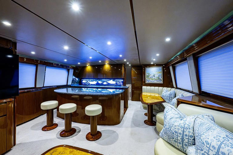 For sale: Viking 76 enclosed bridge