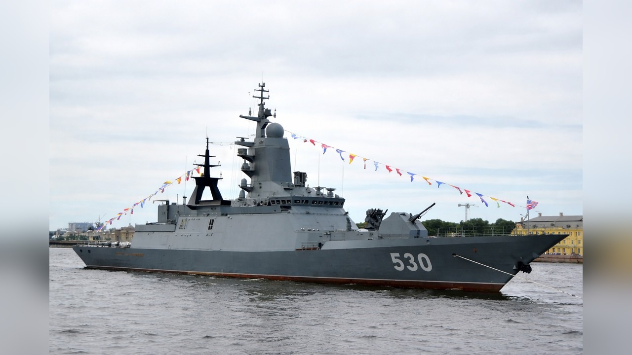 Throwback to Russia's Steregushchy-class corvette and its weapons