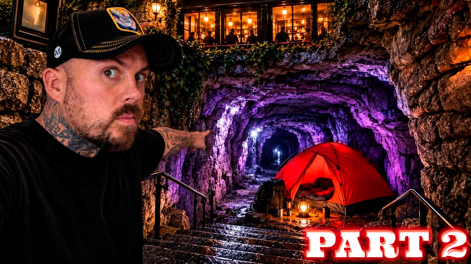 24 hours camping underground in Nottingham - part 2