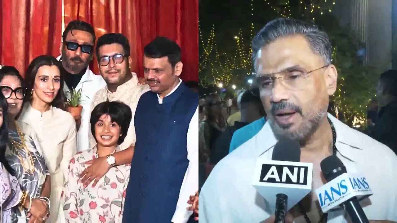 Jackie Shroff joins Maha CM Devendra Fadnavis at Mumbai event day after ...
