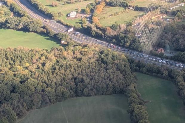 Police reveal why part of the M27 was closed for hours