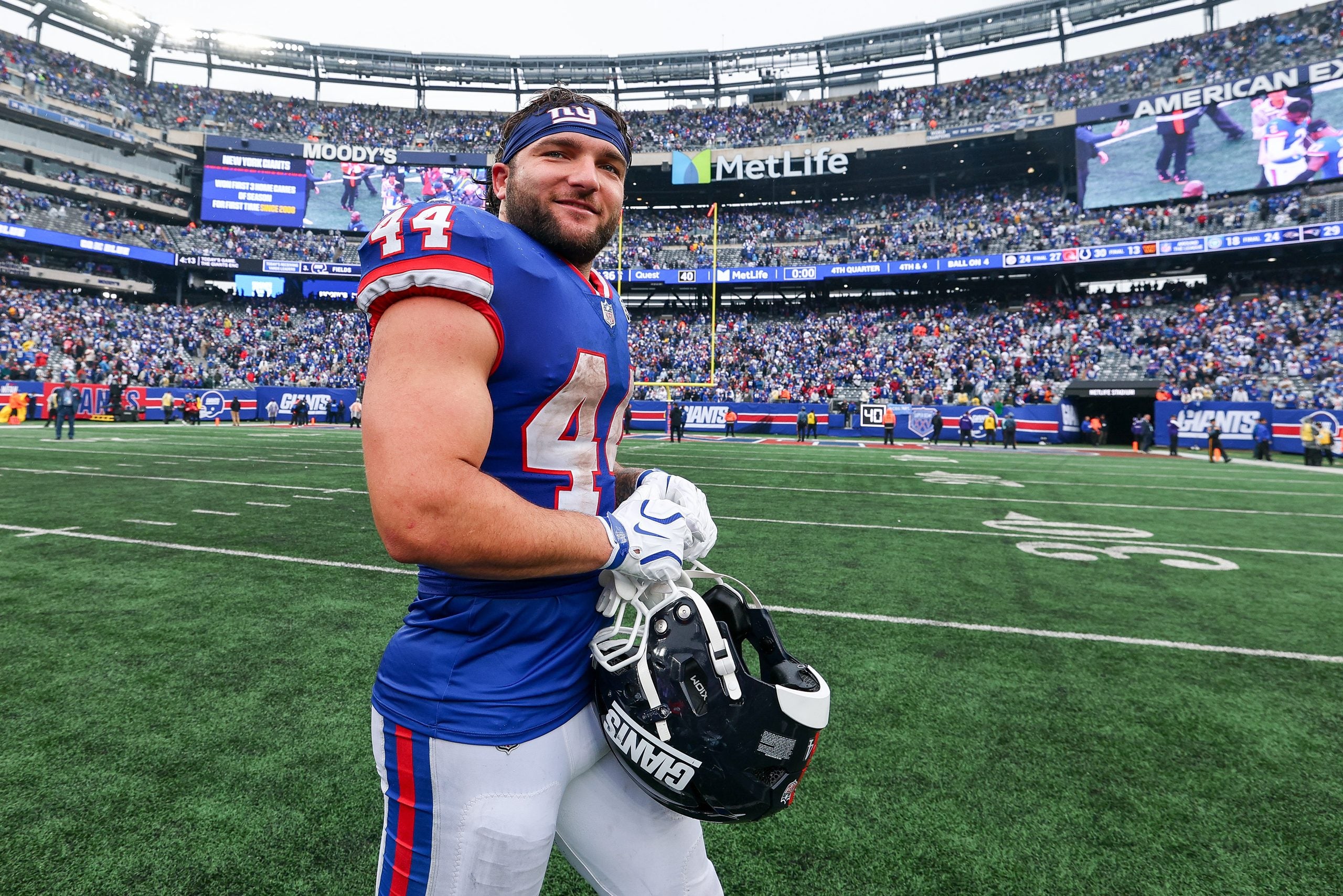 Giants mock trade: New York ships off Cam Skattebo to an NFC contender ...