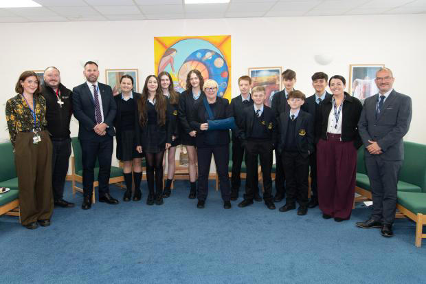Young environmental champions at St Mary's Catholic College praised by MP