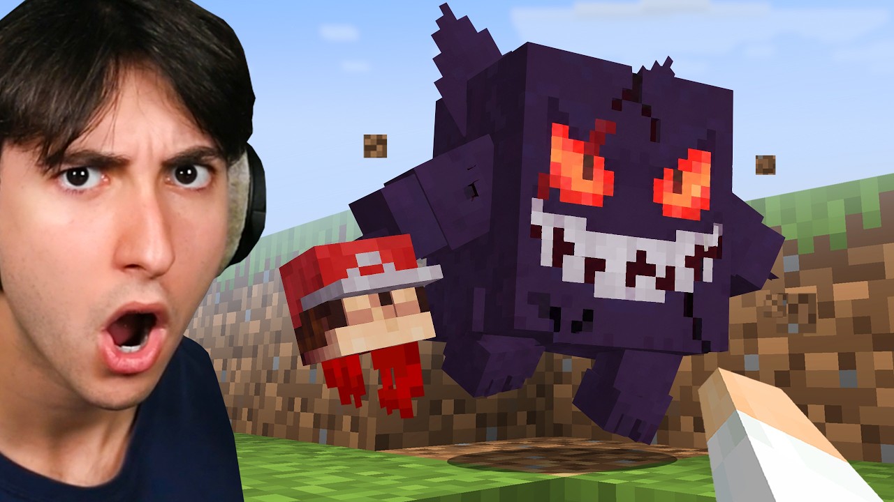 Minecraft, but drops are scary Pokémon!