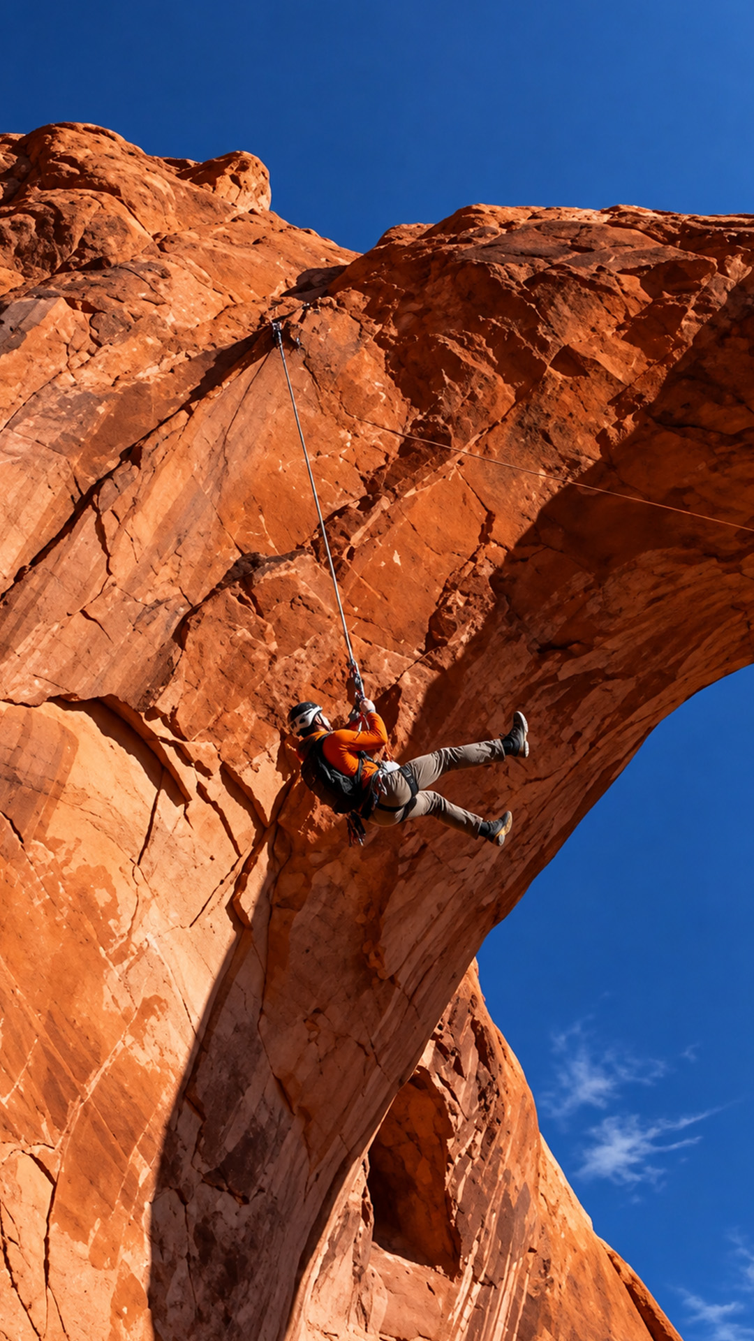 How far can this giant rope swing carry someone?