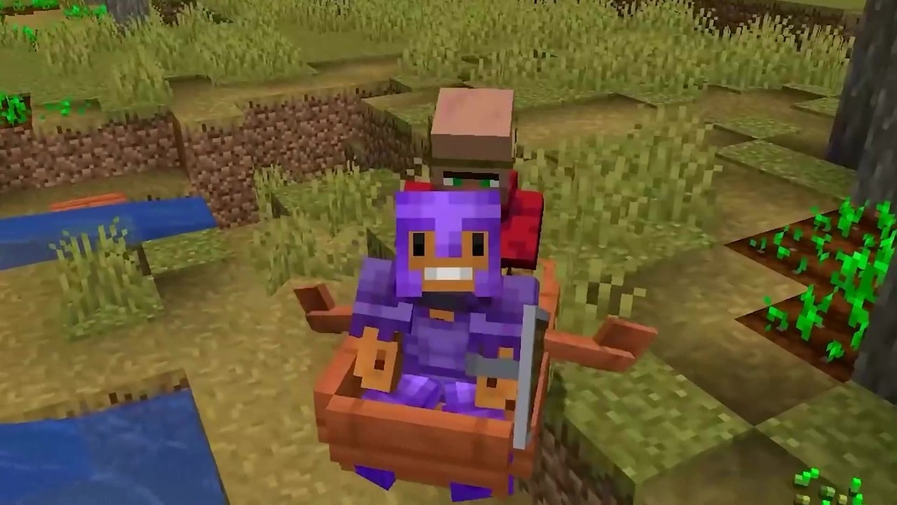 Transforming the village in Minecraft hardcore