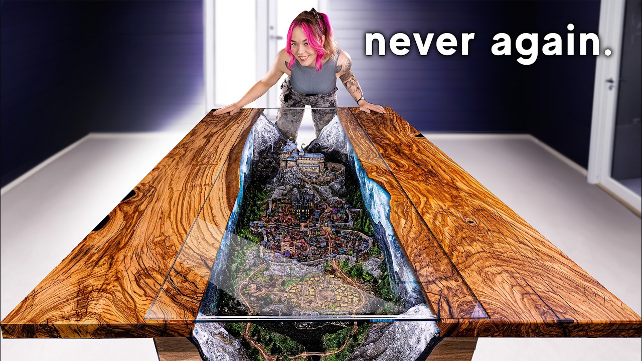 I built a table with a world inside