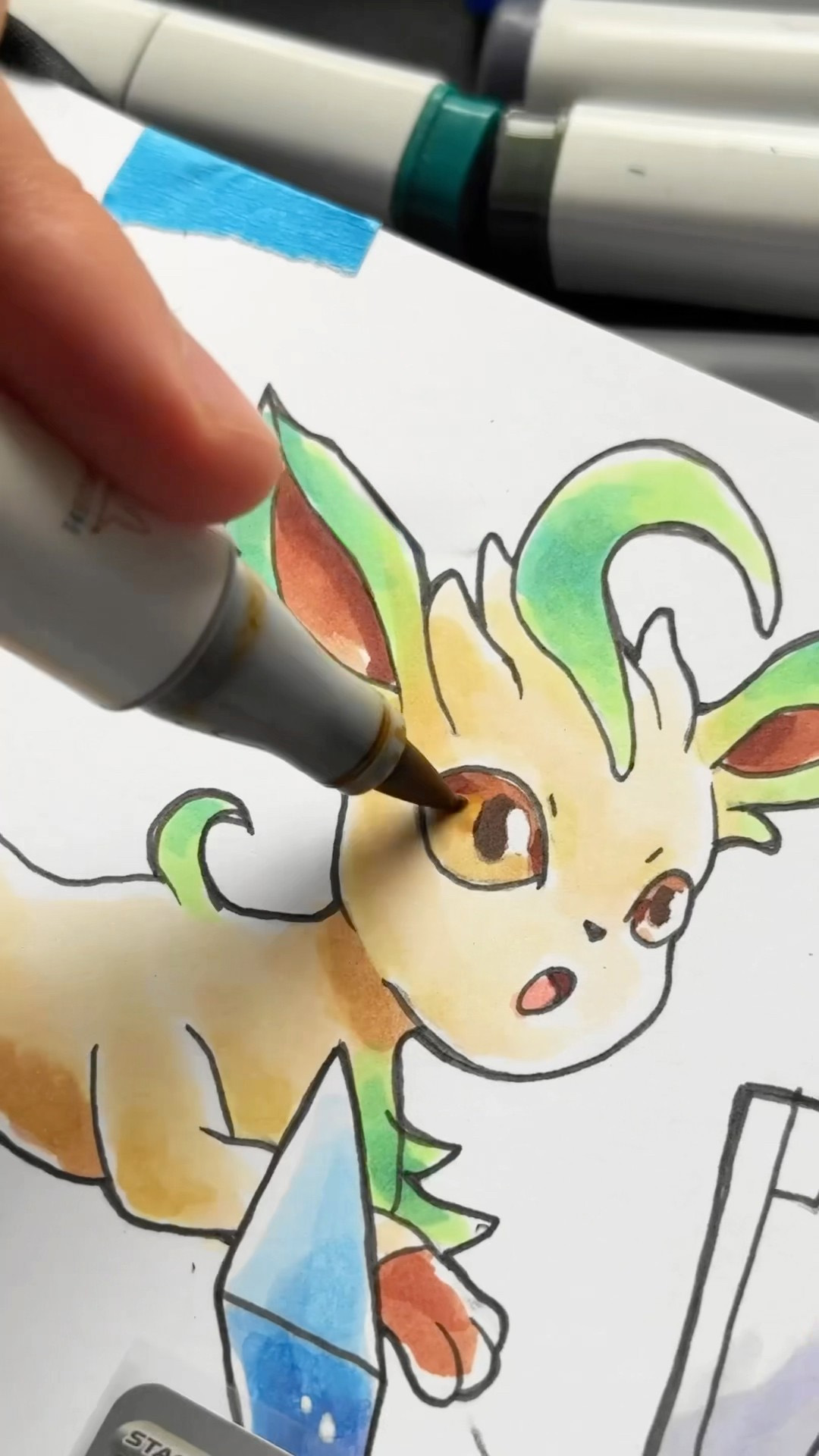 Drawing with Pokémon cards