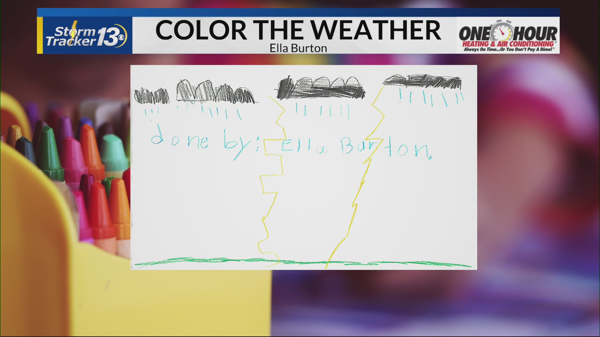 Color the weather: Ella Burton