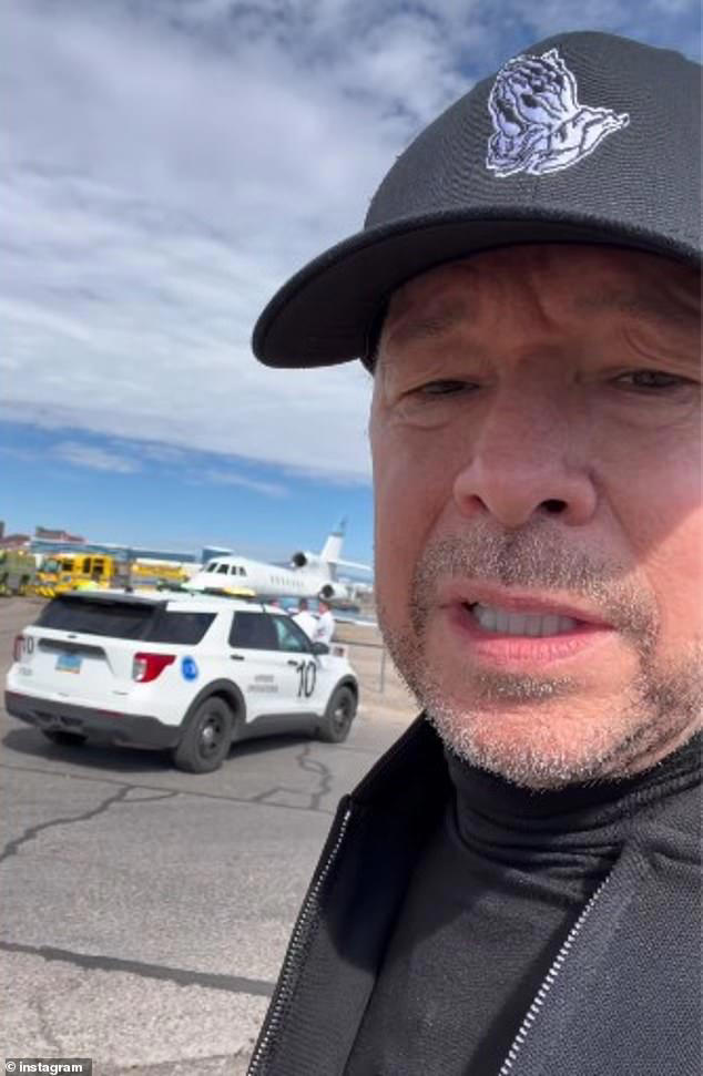 Blue Bloods star breaks silence after private jet skids off runway