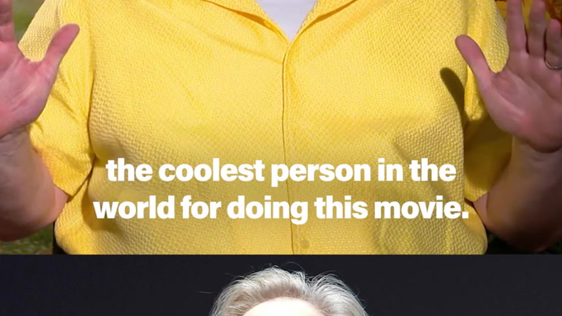 What's it like to 'squish' Meryl Streep?