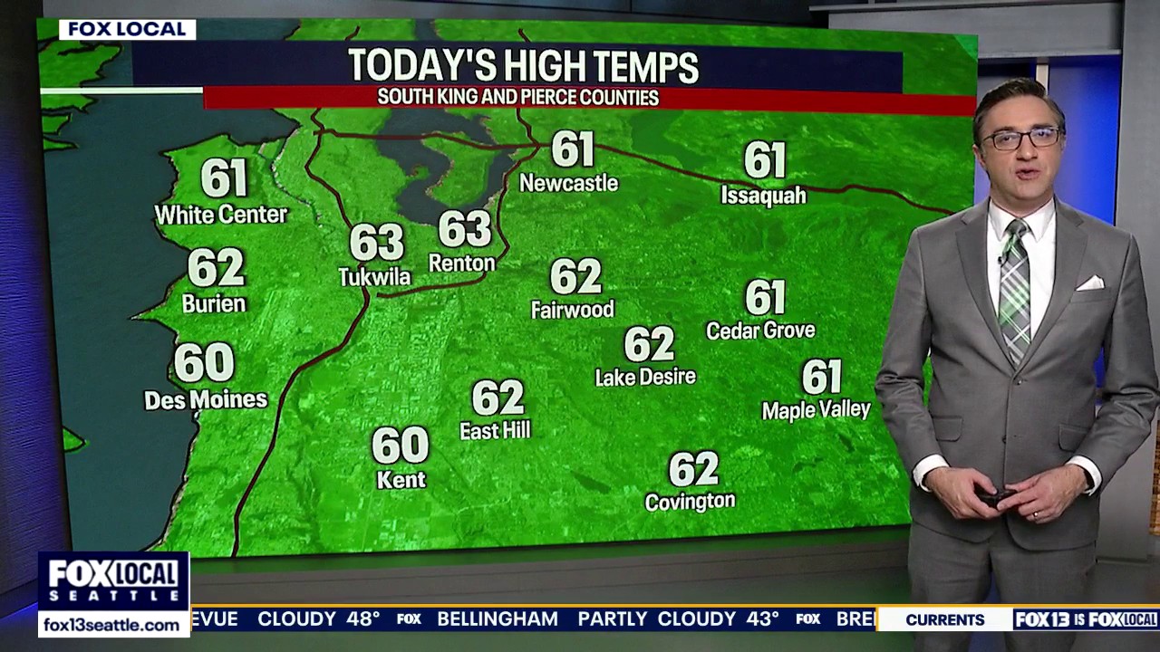 AM weather forecast for Monday, 10/19