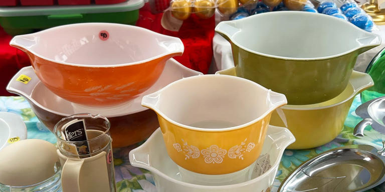 I just got back from Pyrex Fest—here’s what collectors are actually buying