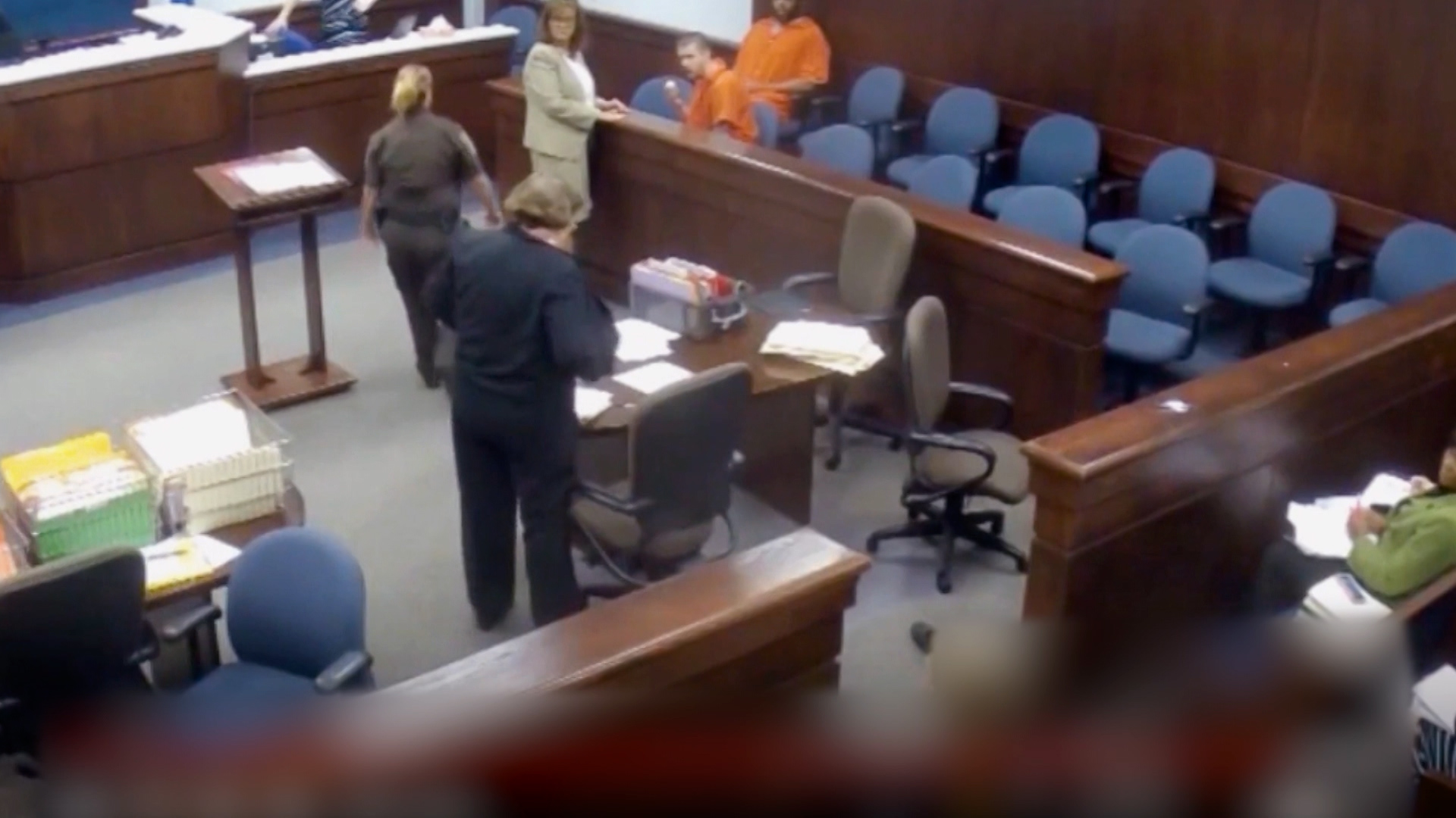 Unprovoked random assault takes place in court | Court Cam