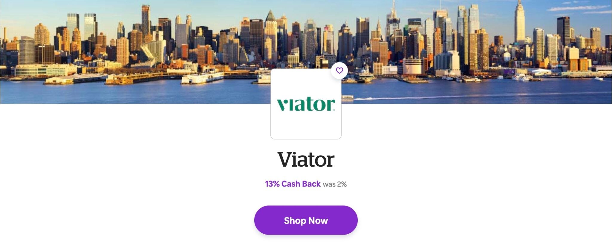 Flash deal: Earn 13X on Viator with Rakuten