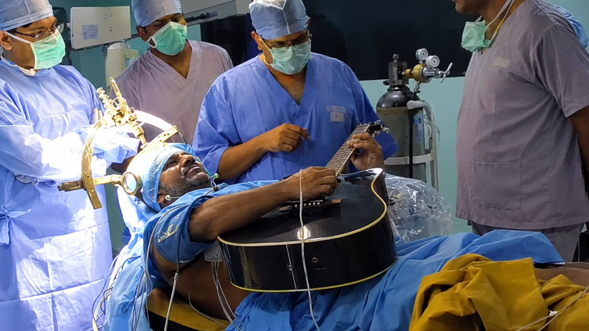 People playing instruments at the strangest times