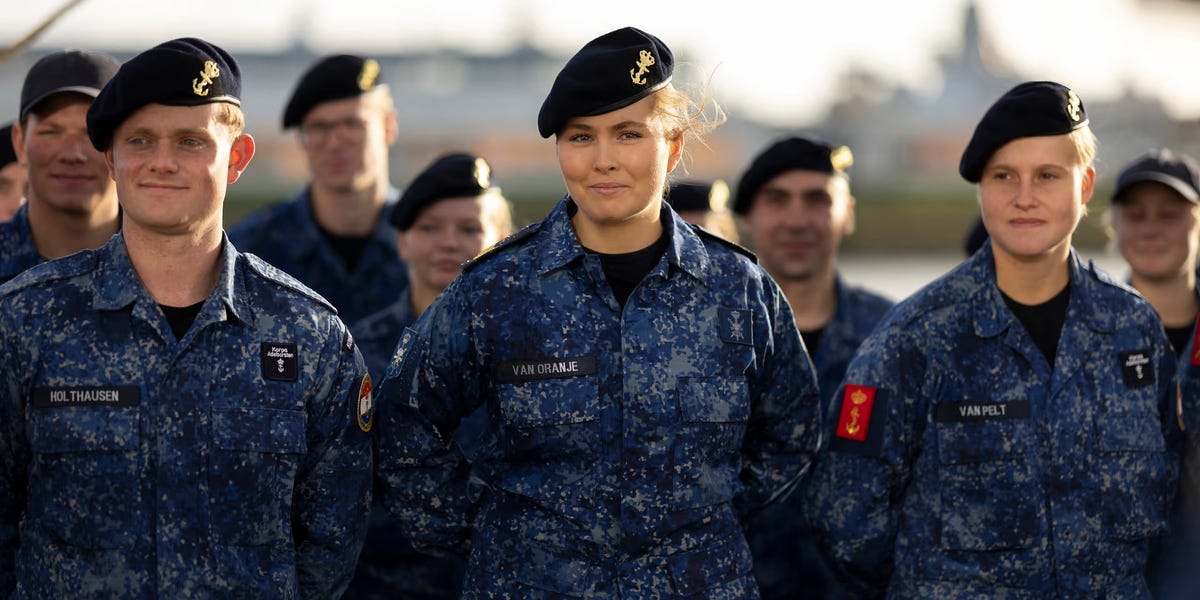Princess Catharina-Amalia of the Netherlands gets a military promotion
