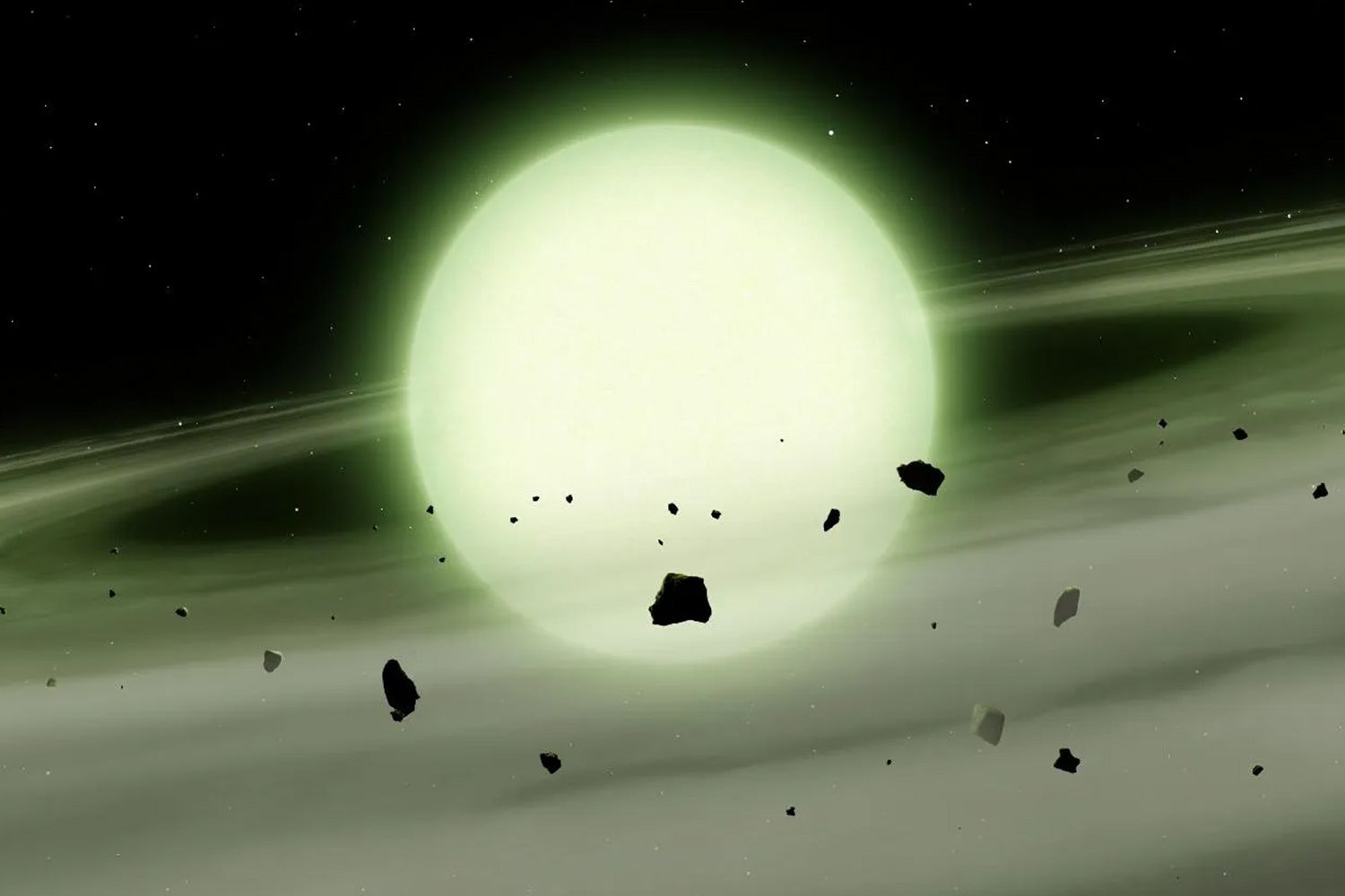First-ever green star discovered by astronomers