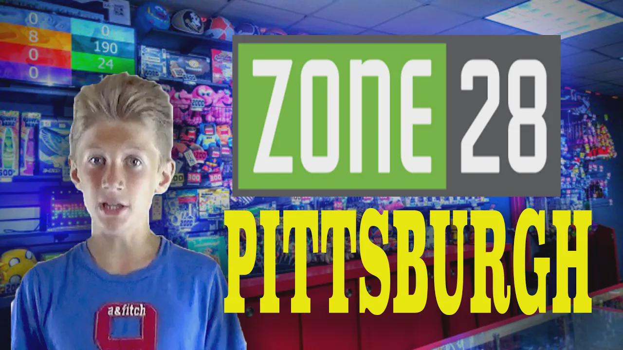 Playing arcade games at Zone 28 Pittsburgh | Arcade quest