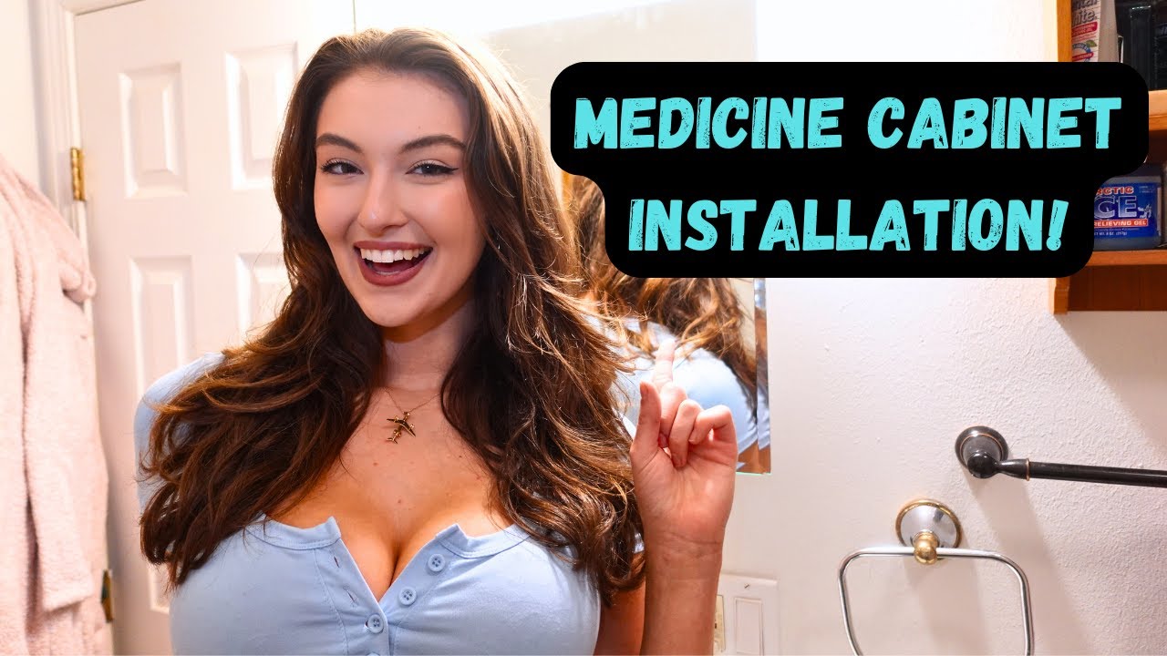 Medicine cabinet installation!