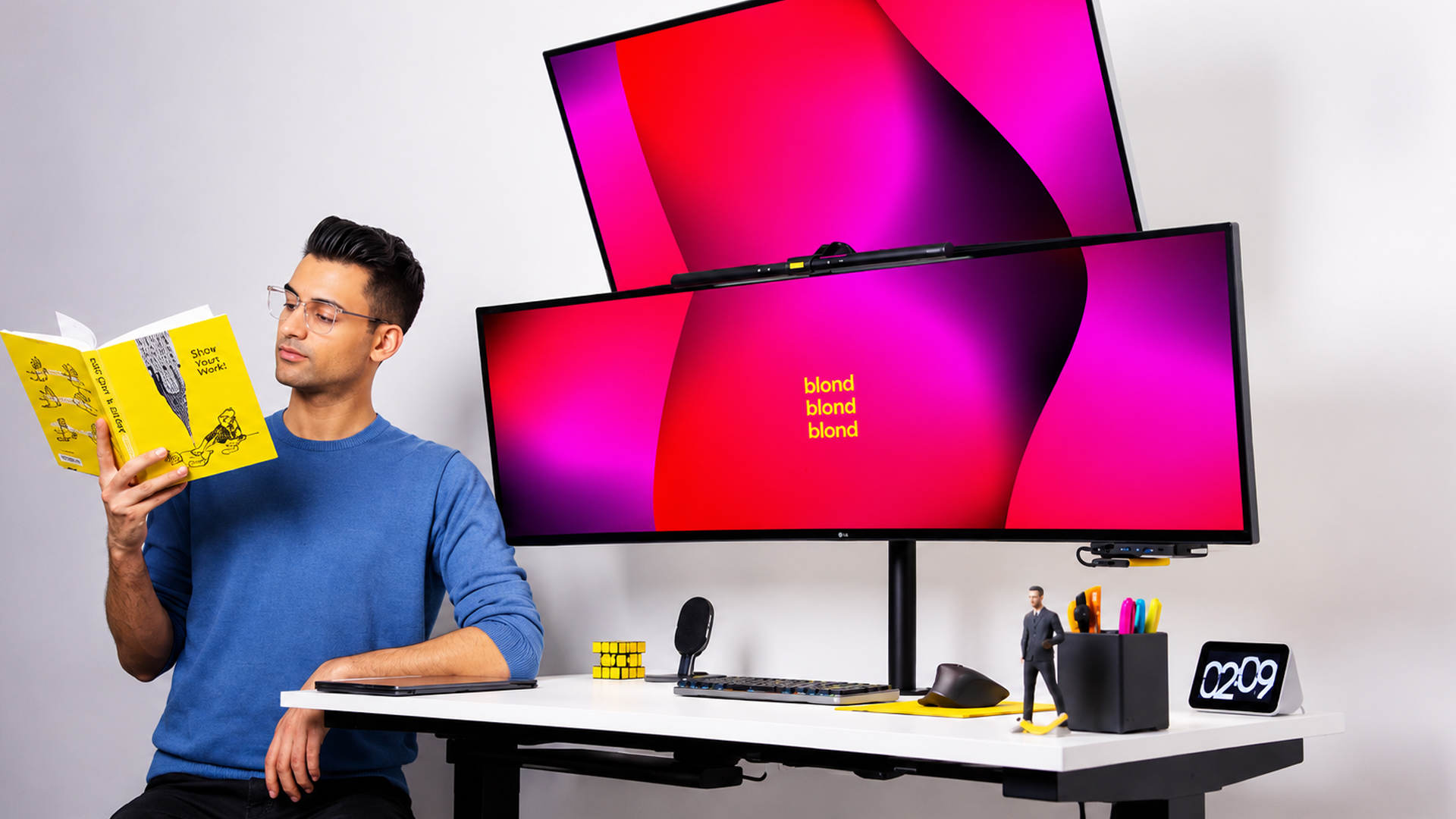 I finally built the minimalist desk setup I always wanted