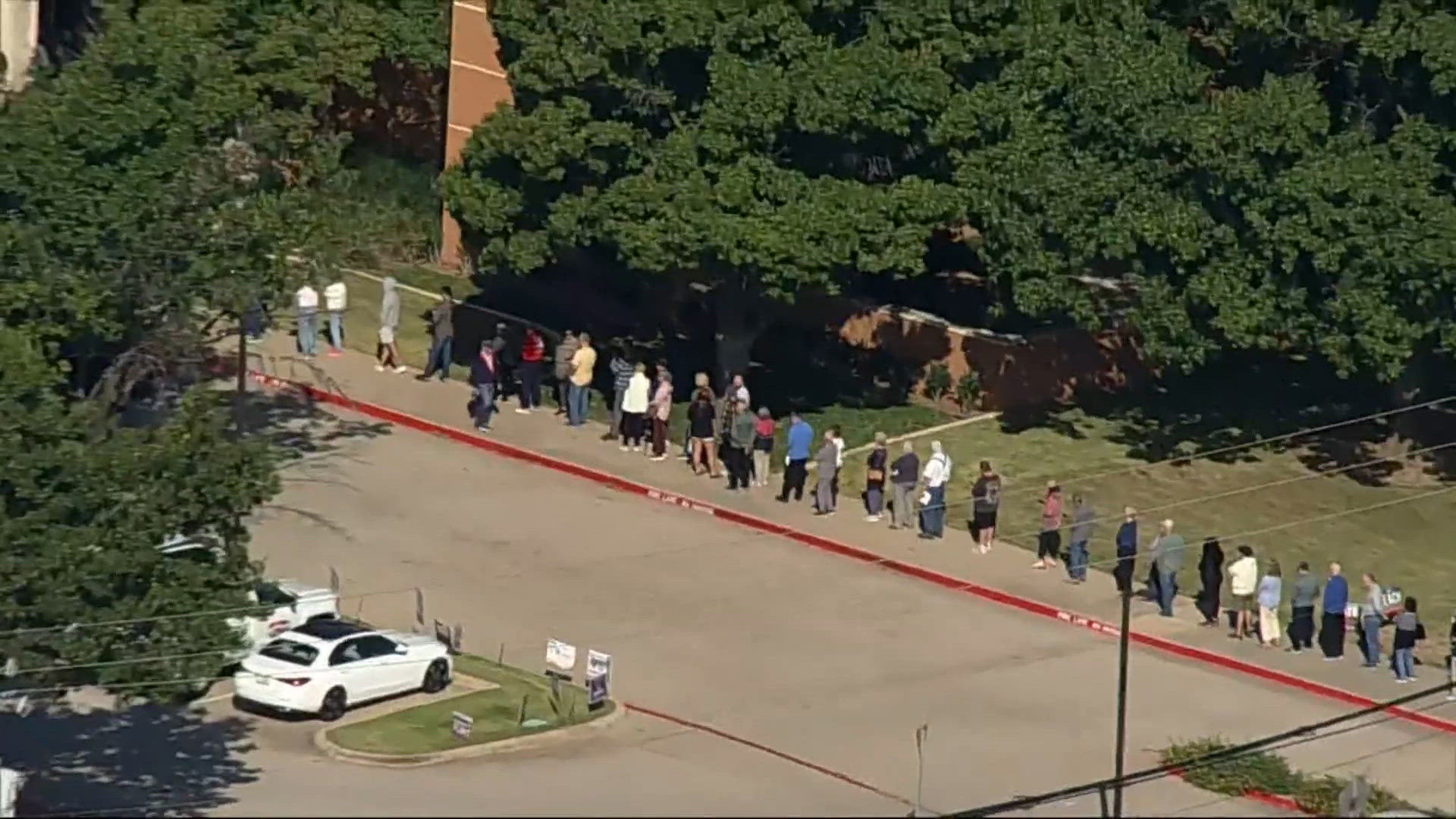 Early voting has begun in North Texas - voters hitting the polls early