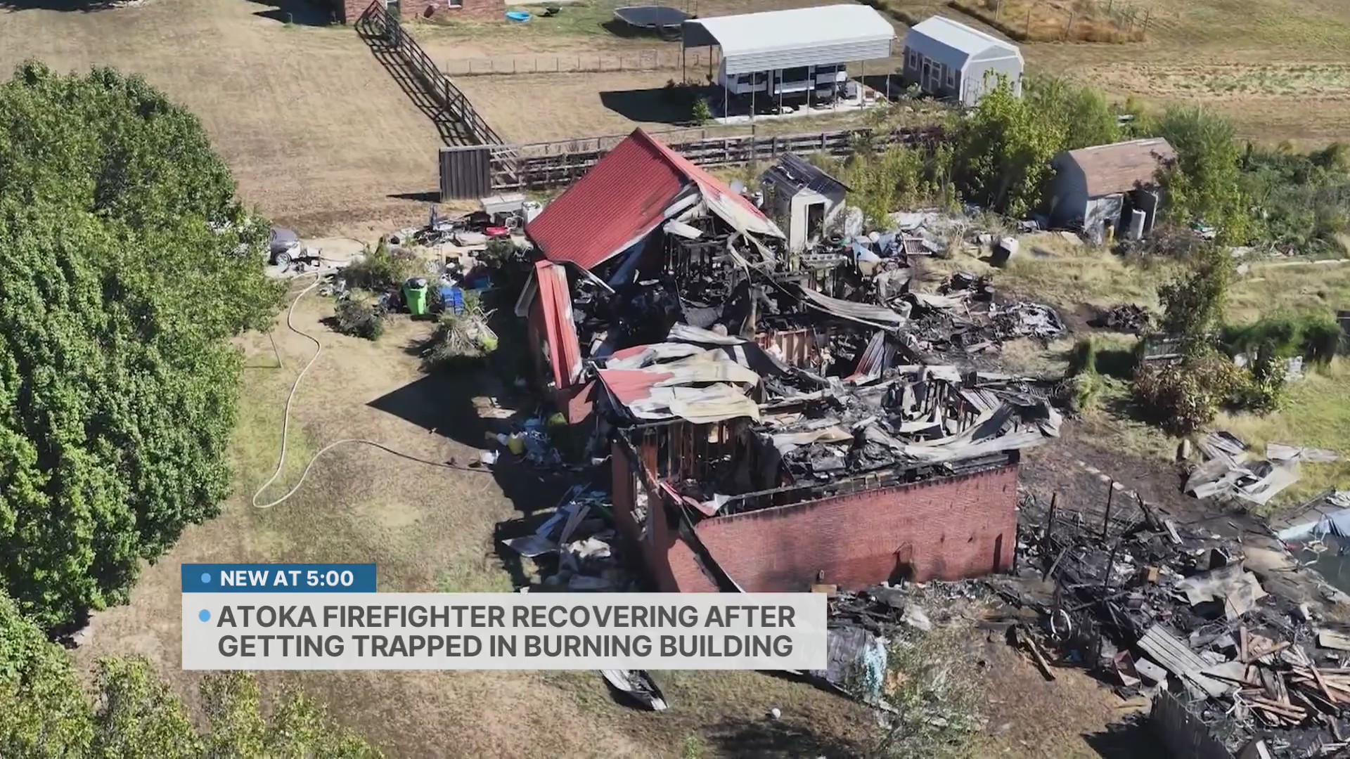 Firefighter injured in Atoka house fire; TBI investigating