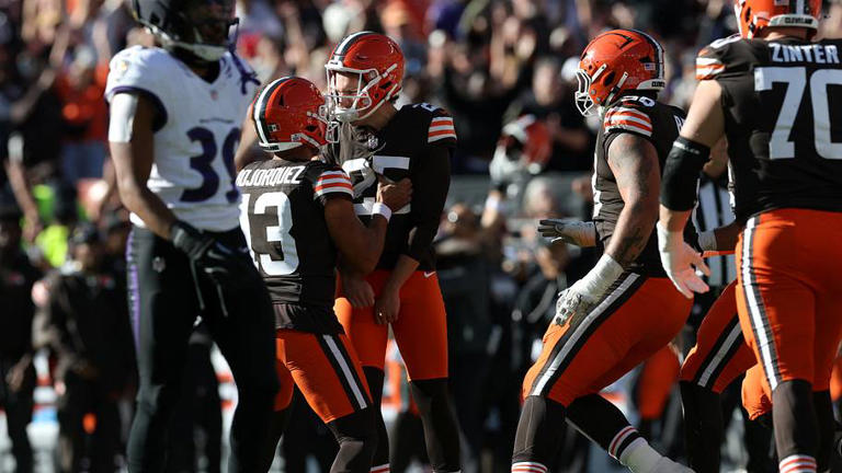 Browns take over as Bengals, Ravens stumble in Week 7 AFC North power ...