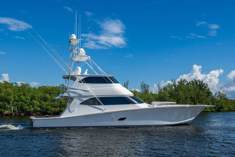 For sale: Viking 76 enclosed bridge