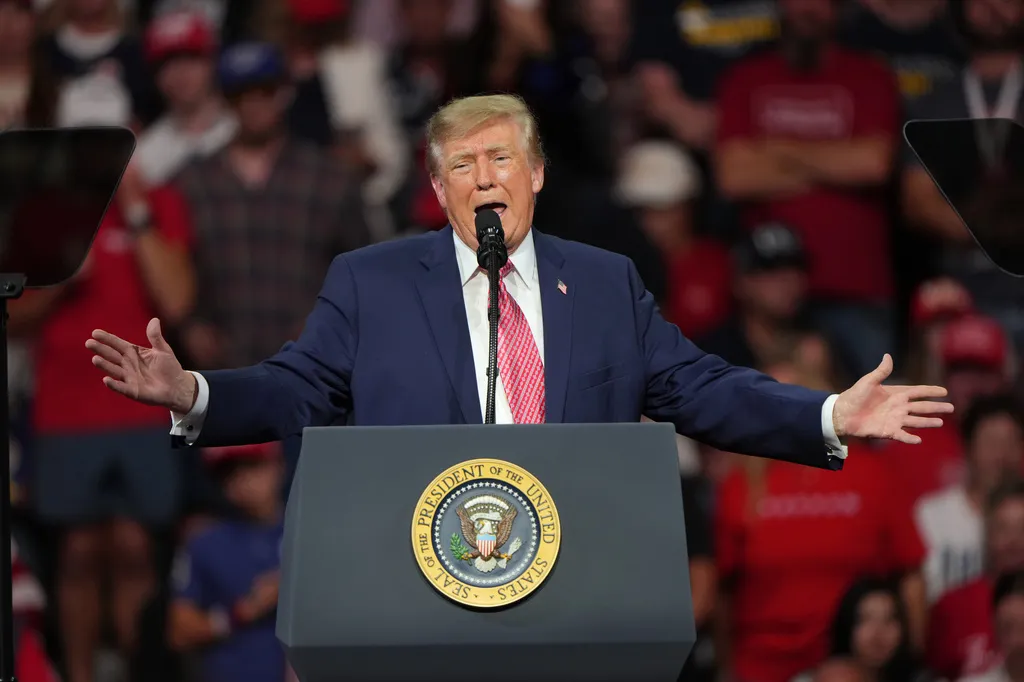 Trump cites French protests in warning to Kansas voters: 'Never ...