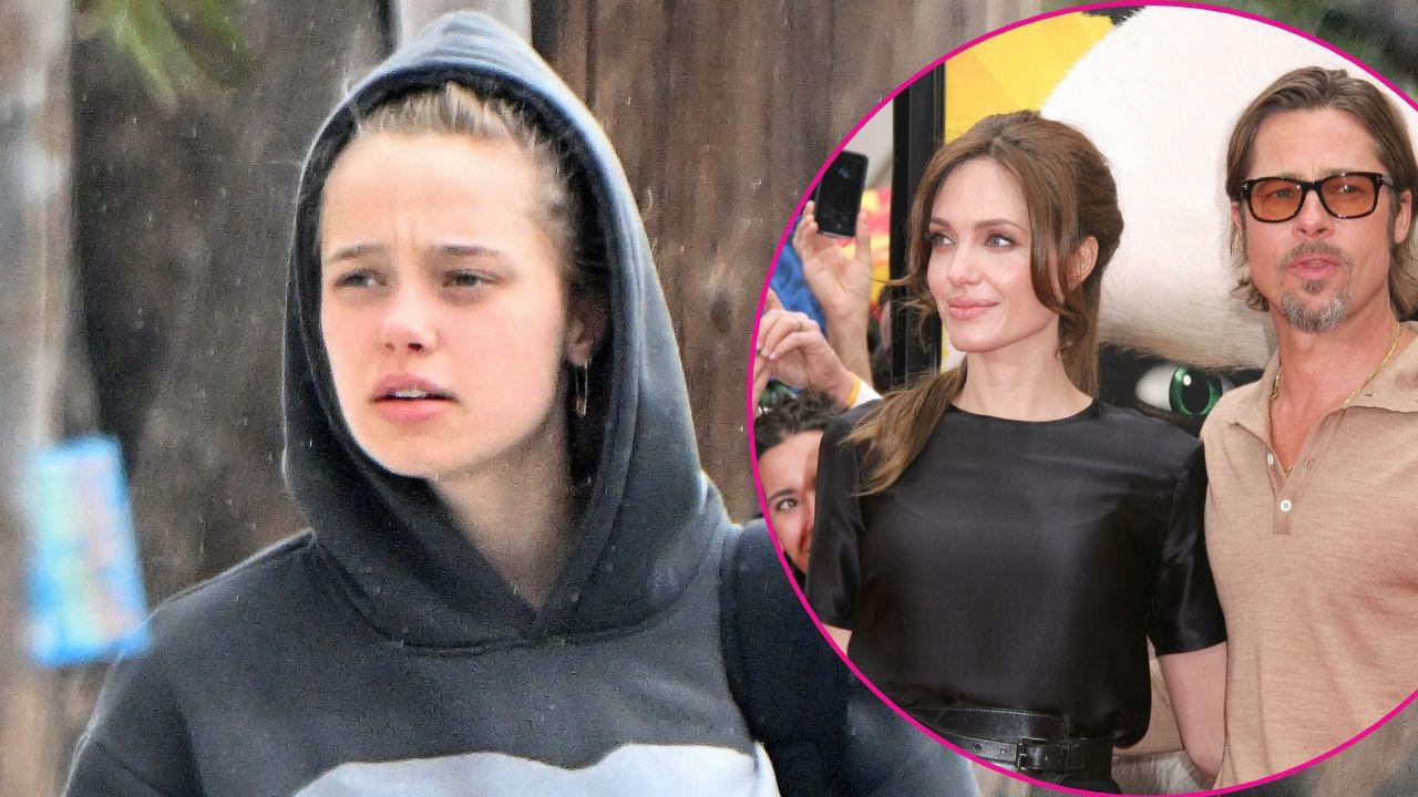 Angelina Jolie's daughter Shiloh seen with lip piercing after ditching ...