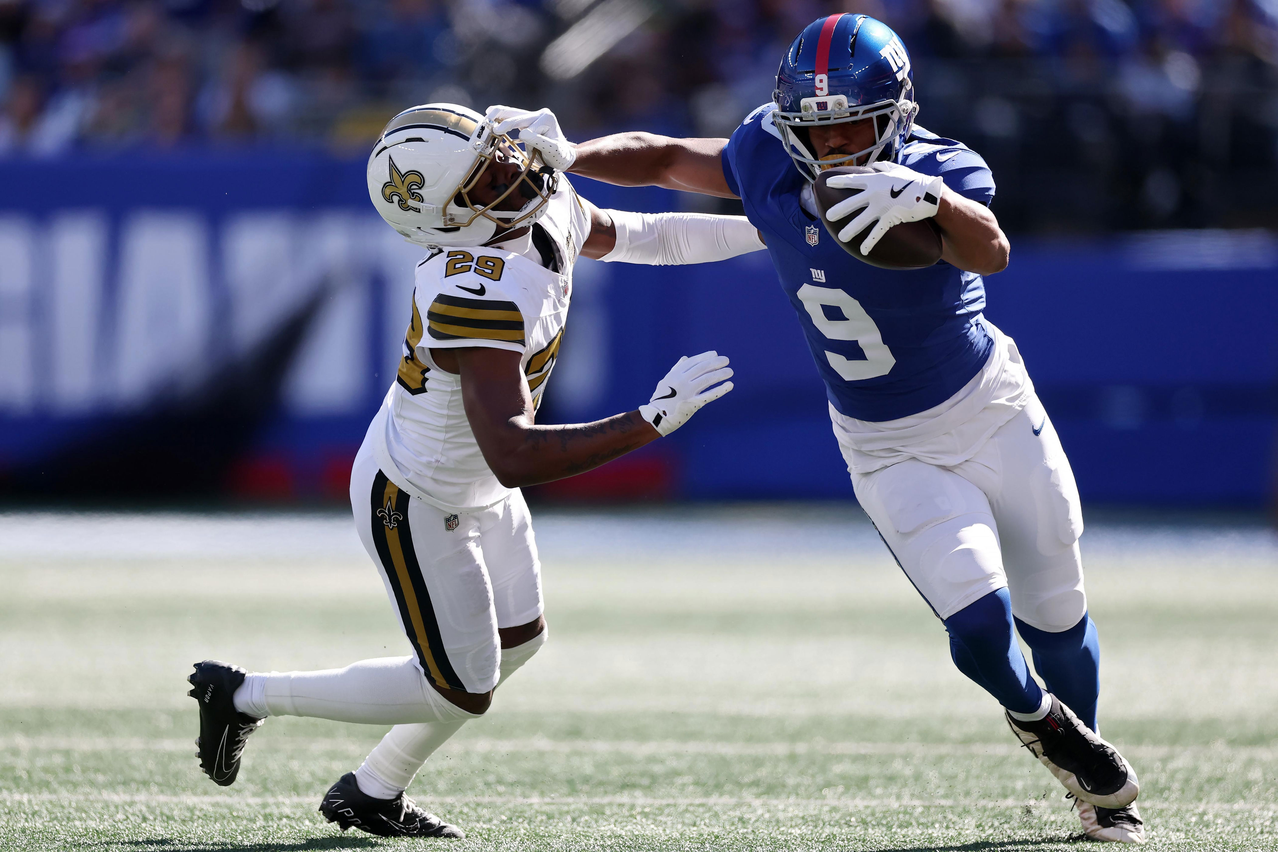 Grades and advanced stats from the Giants' loss to the Saints