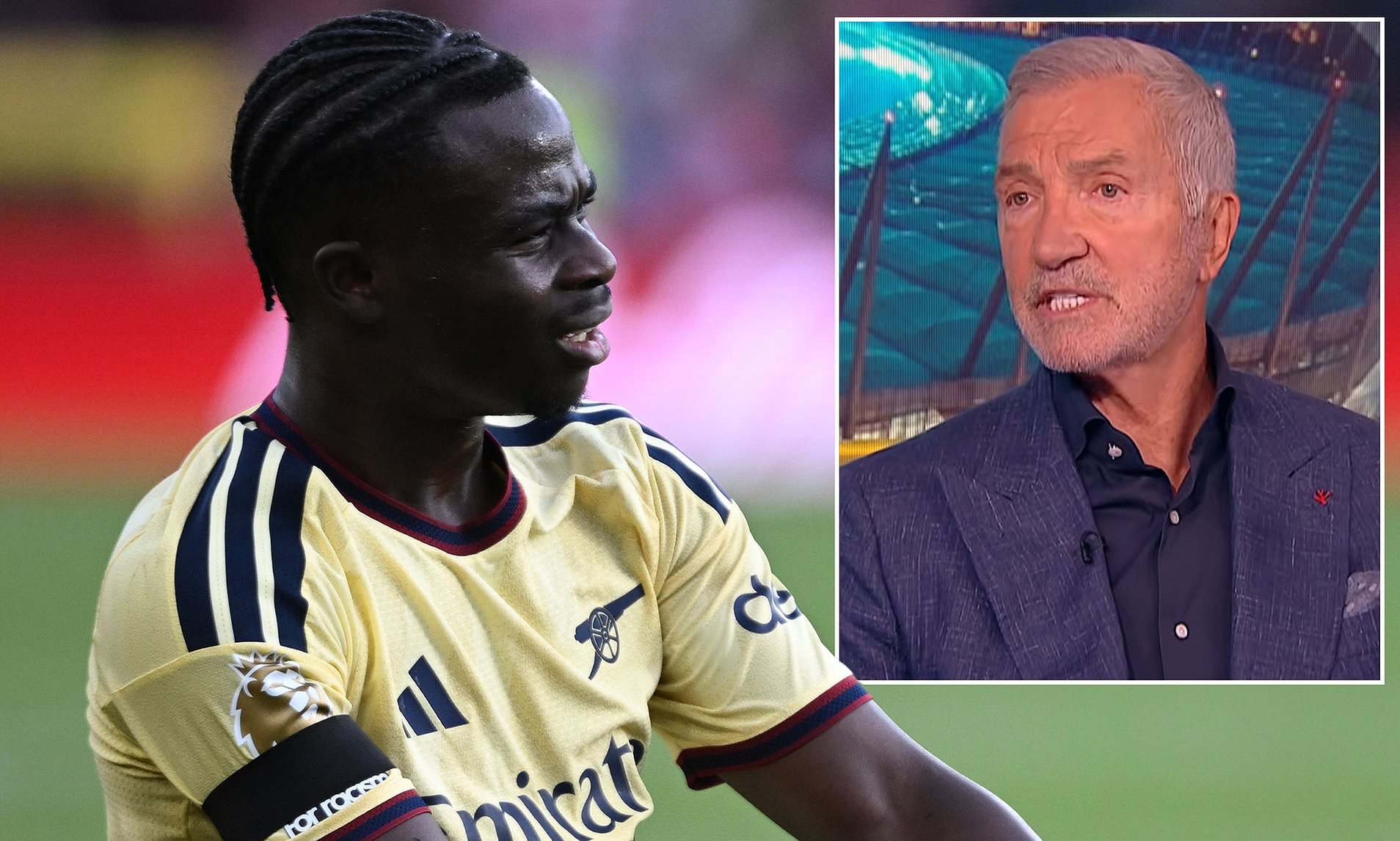 Souness labels Bukayo Saka a cheat: Liverpool legend claims Arsenal ...