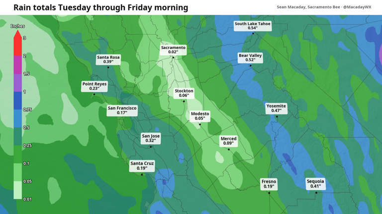 Rain coming this week as cool fall weather arrives in California. What ...