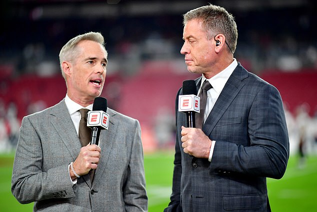 Buck and Aikman reunited in ESPN booth after clash with fans sent into ...