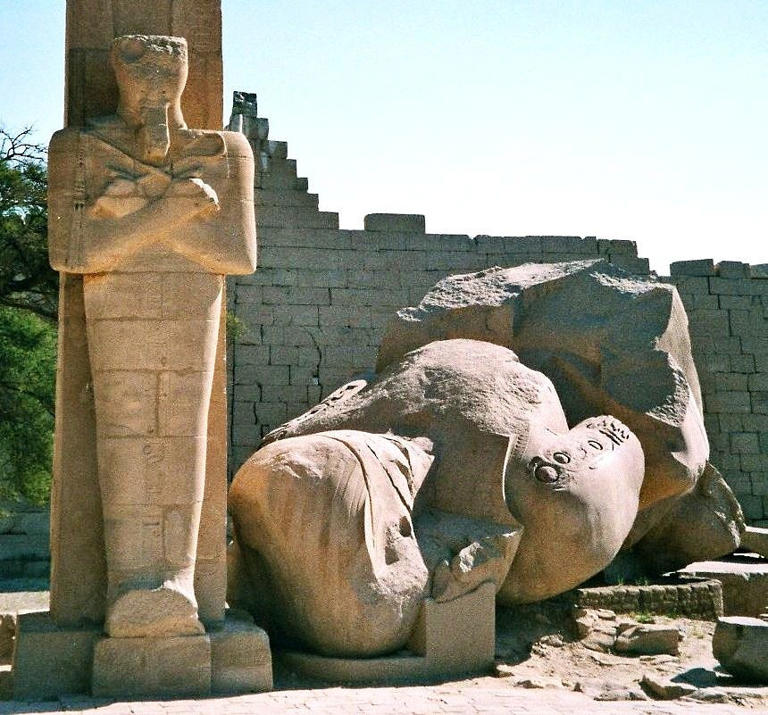Ramses II statues found after a man reports a stone by his house
