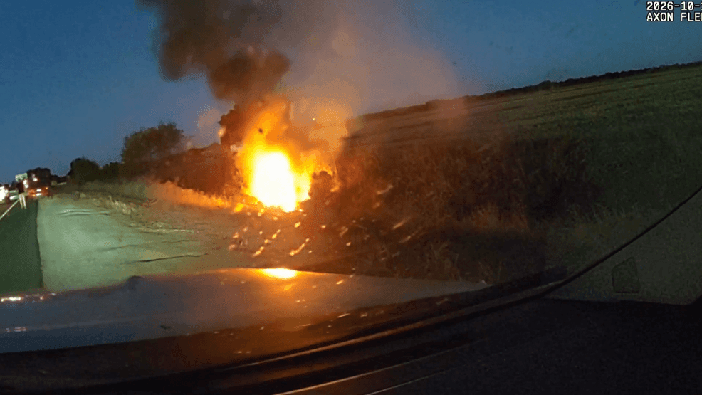 California state park rangers rescue woman from burning, overturned car ...