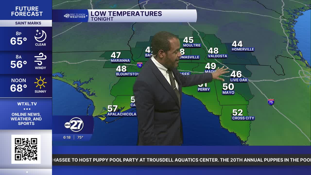 First to know forecast: Dry, cool pattern locked in (10/19/2026)