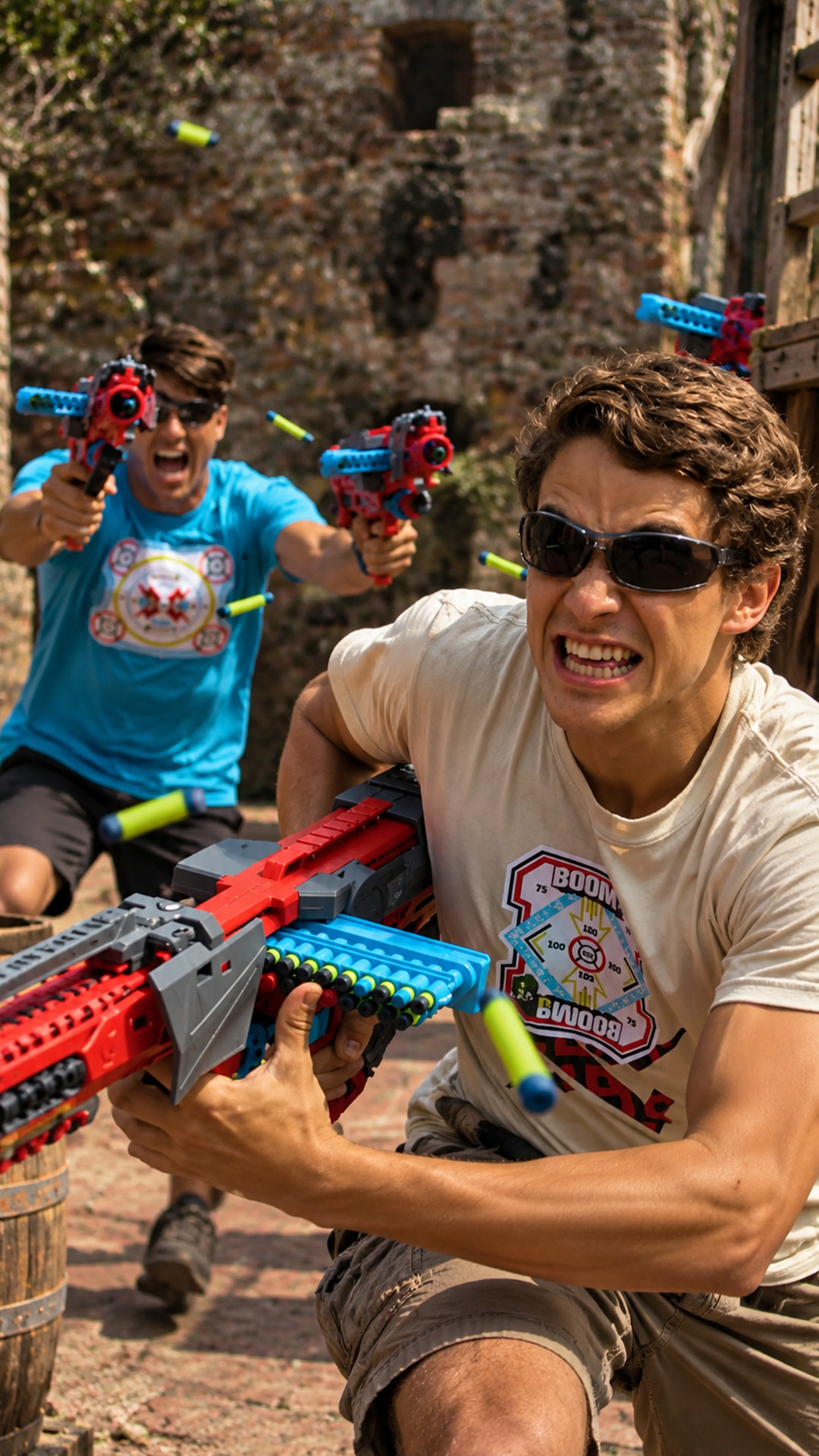 The final shot looks nothing like the filming process