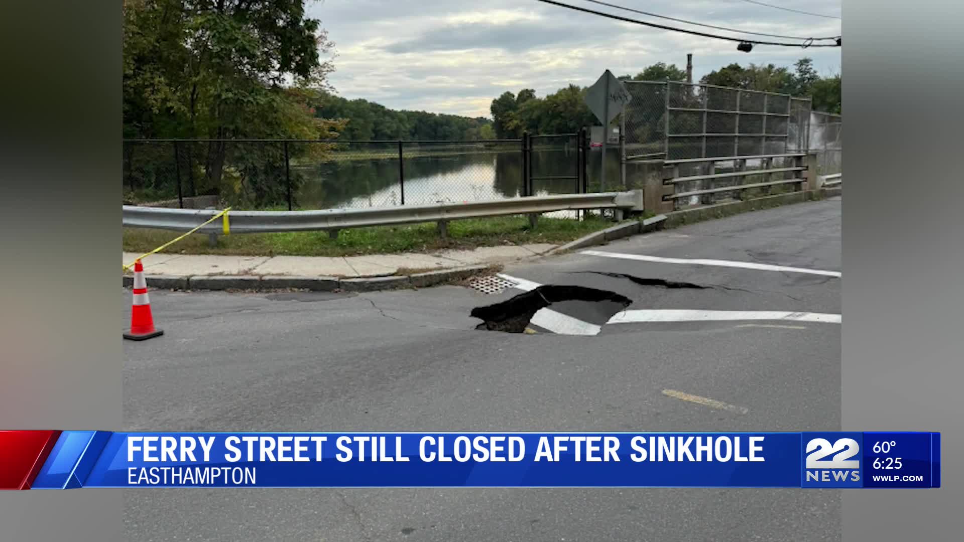 Easthampton police increase traffic enforcement near sinkhole detour