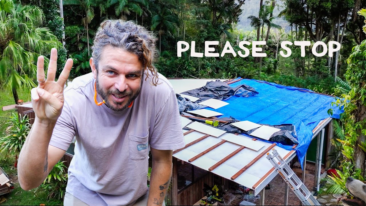 Building a roof from scratch is no joke!